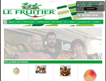 Tablet Screenshot of lefruitierdelee.com